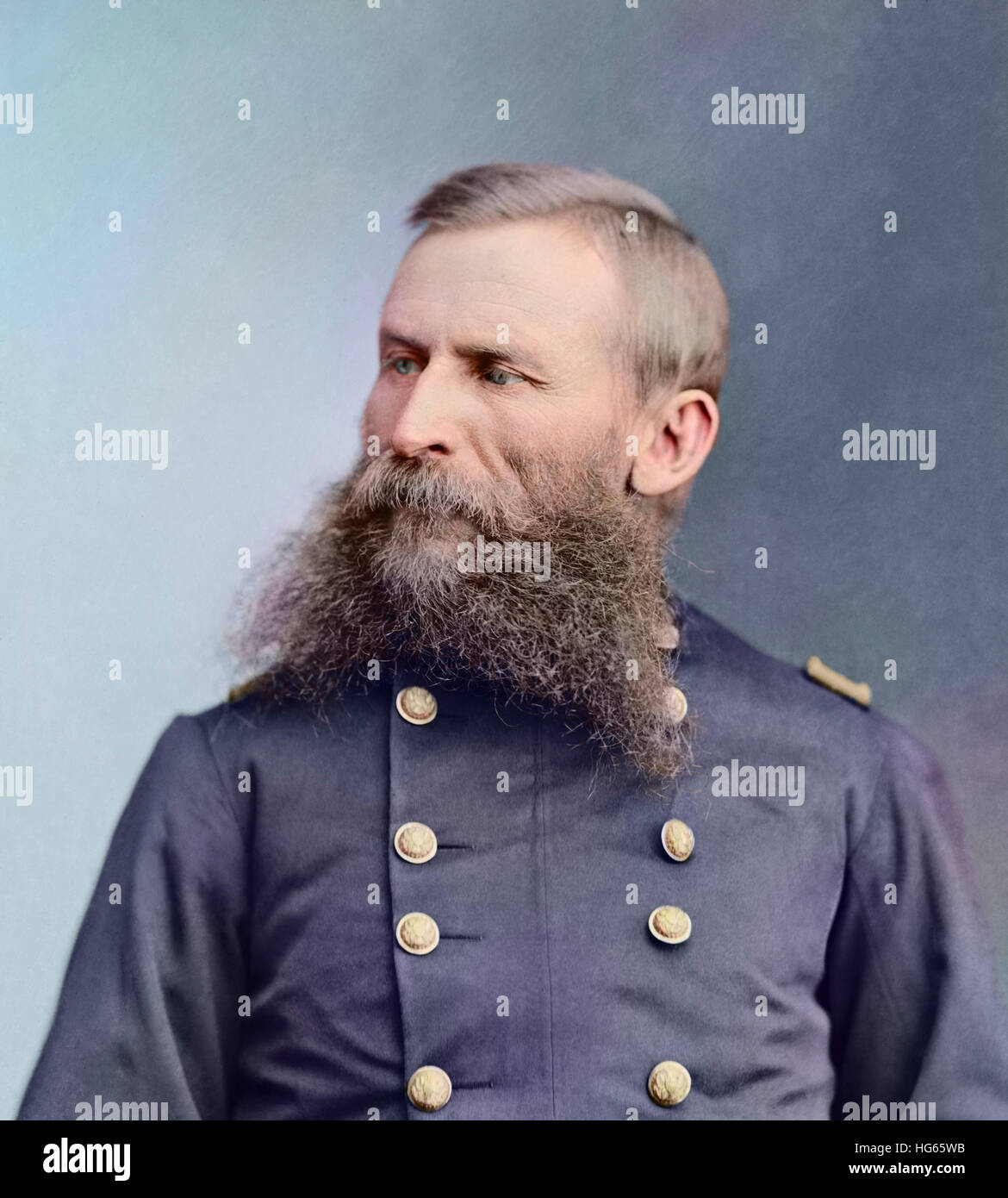 Civil War Union Major General George R Crook CopyPhoto & Autograph 8-1/2" X 11" 