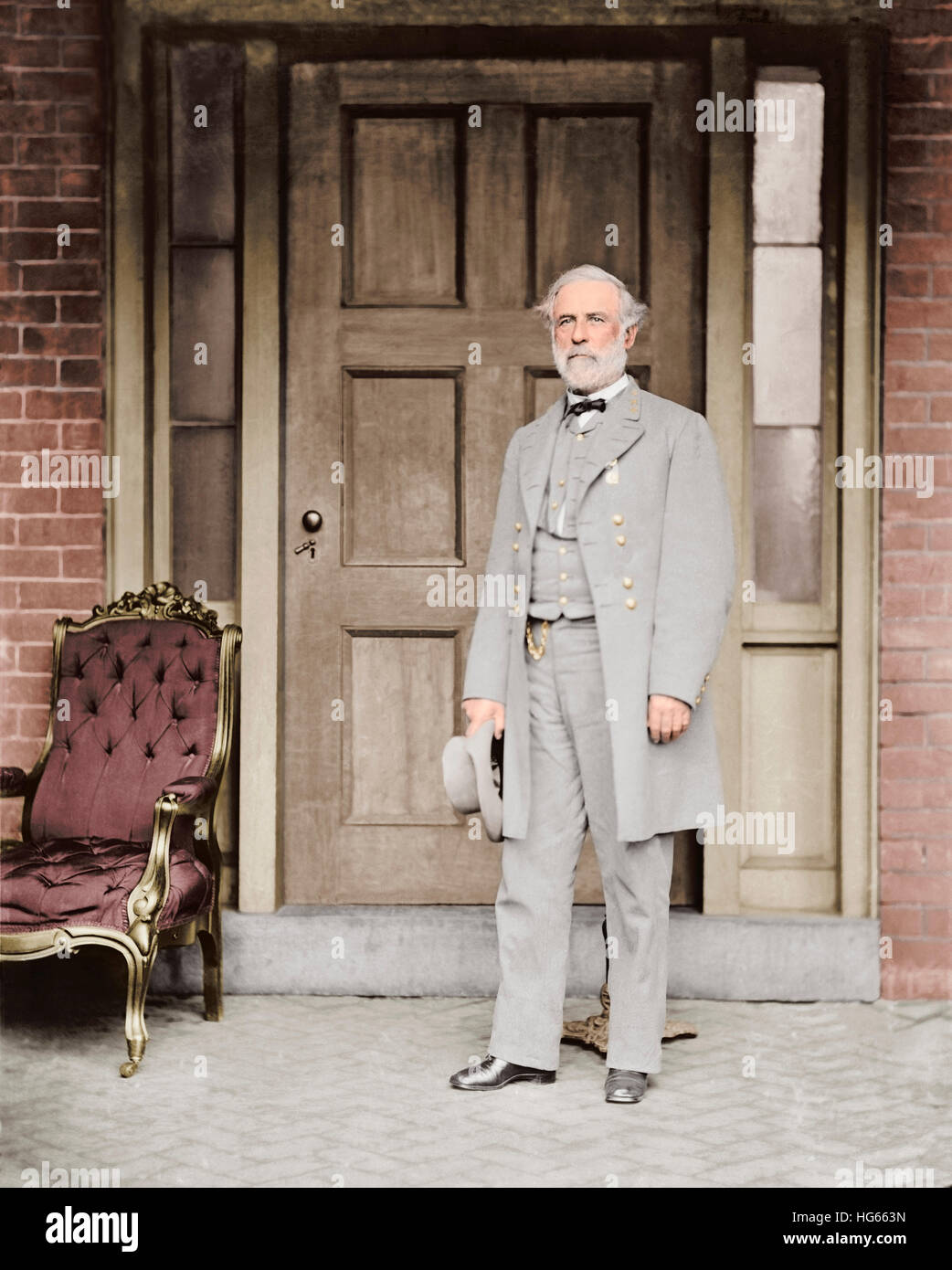 Confederate Army General Robert E. Lee, 1860-1865. Stock Photo