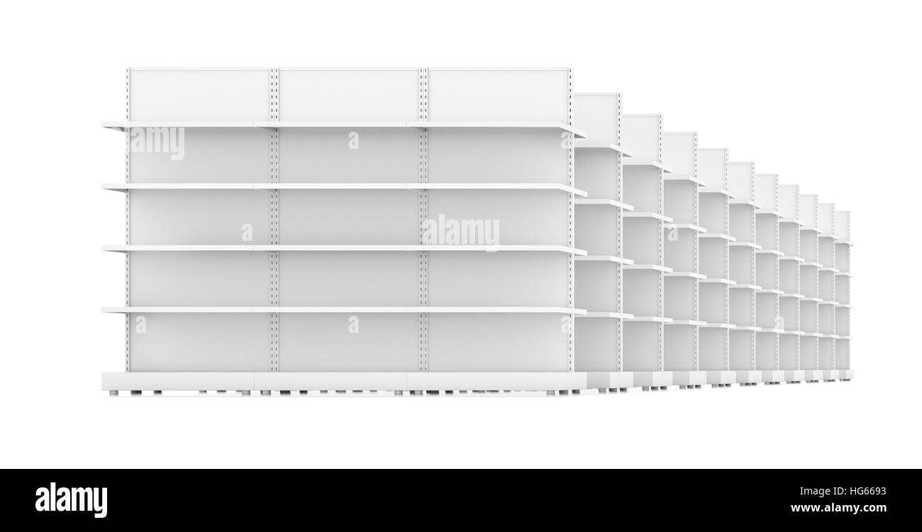 Shelves in store or shop Stock Photo Alamy