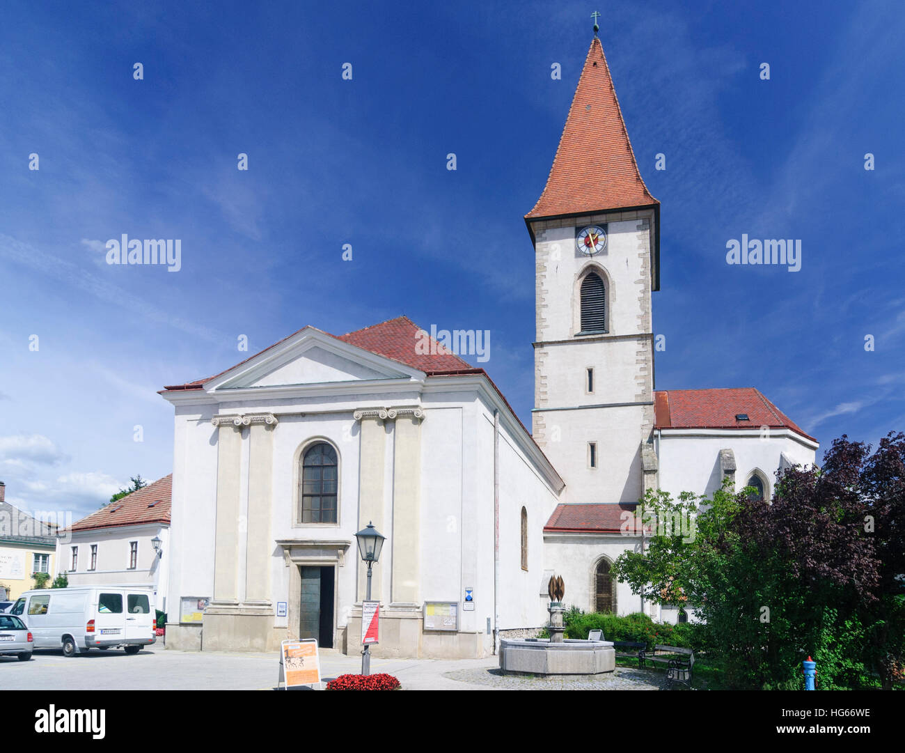 Pottenstein: Pilgrimage church „Maria consolation in the misery“, Wienerwald, Vienna Woods, Niederösterreich, Lower Austria, Austria Stock Photo