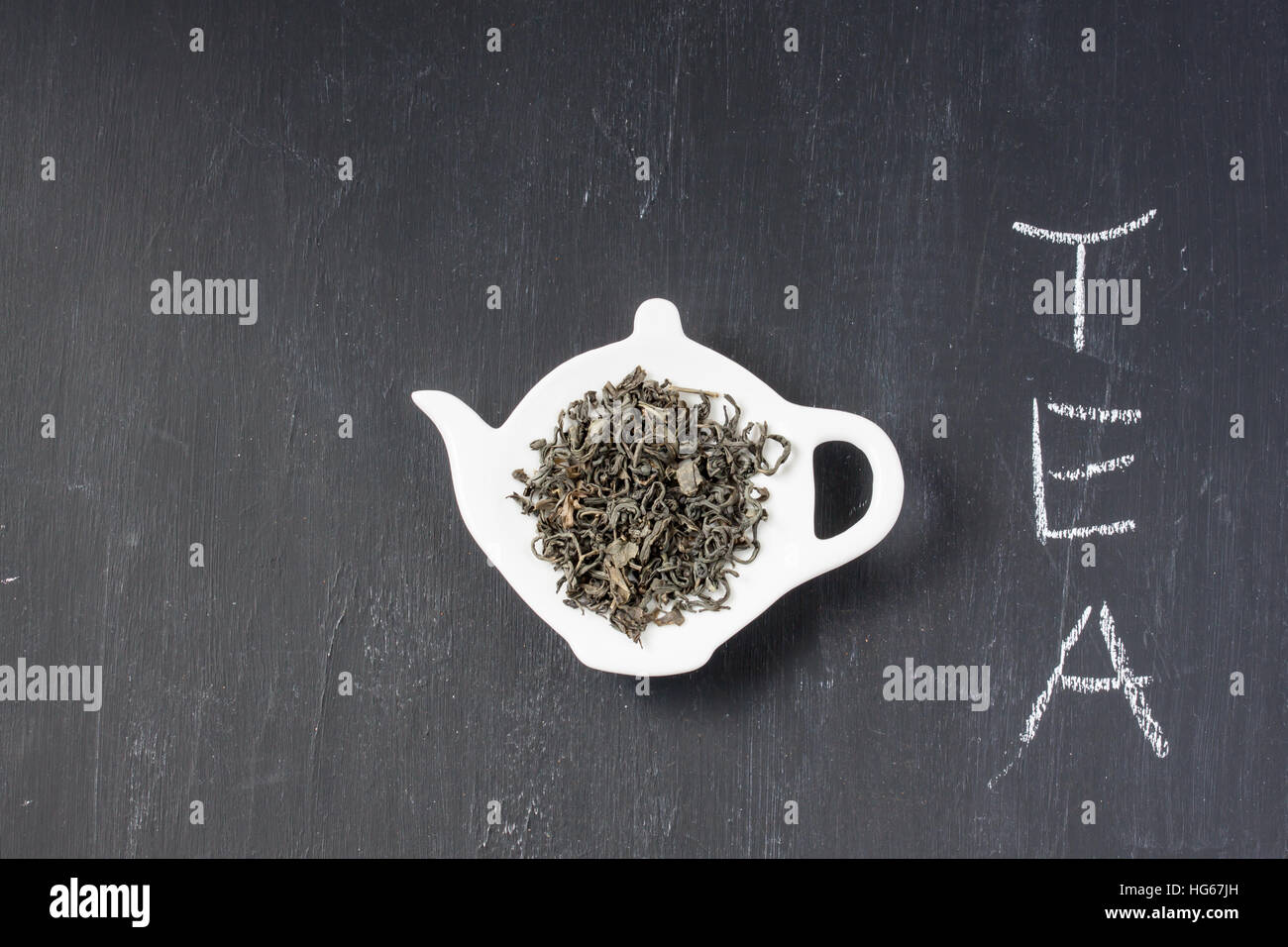 green tea leaves Stock Photo Alamy