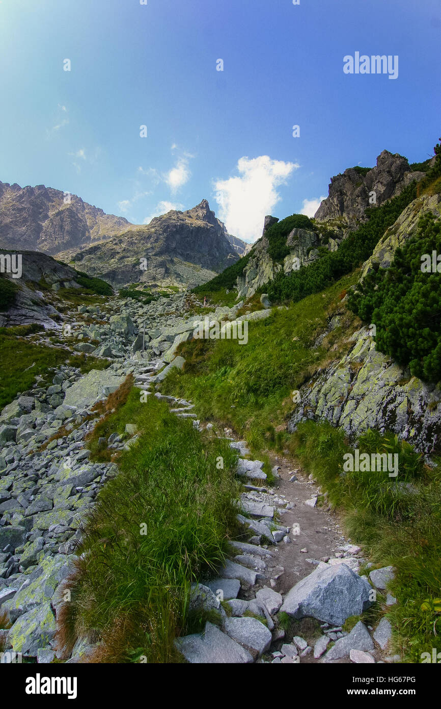 A beautiful mountain landscape above tree line Stock Photo - Alamy