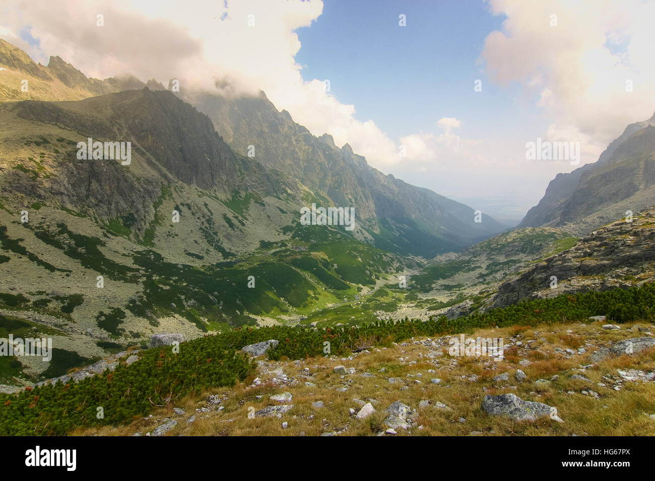 A beautiful mountain landscape above tree line Stock Photo - Alamy
