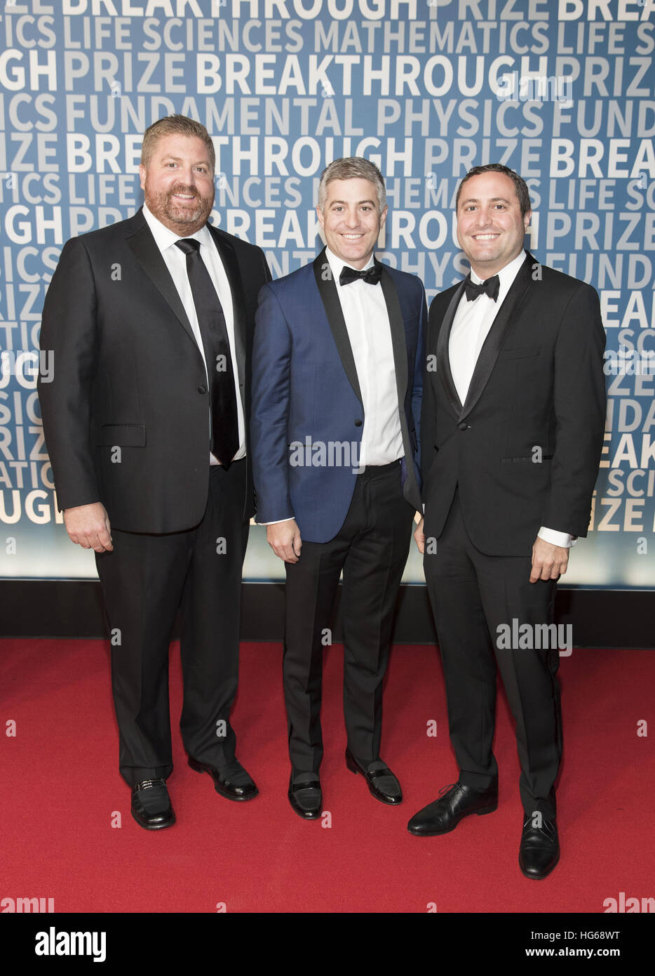 Red Carpet arrivals for the 2017 Breakthrough Prize awards at NASA Ames ...
