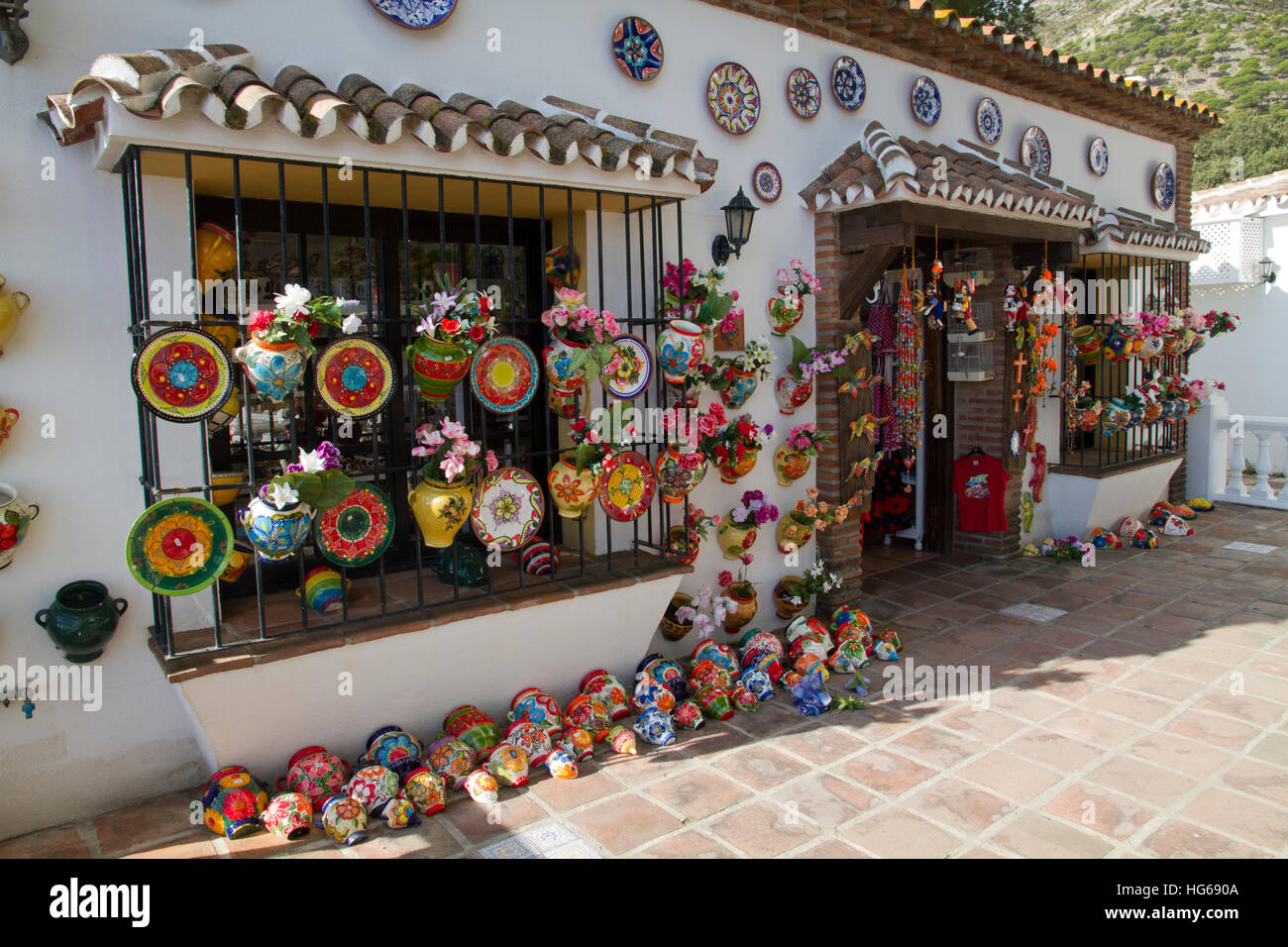 Souvenirs shop, Alhambra, Granada, Andalusia, Spain Stock Photo - Alamy