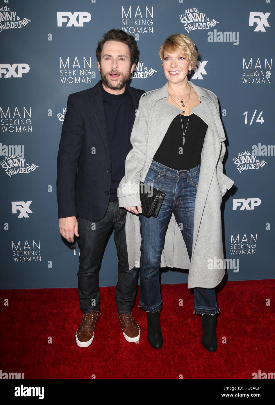 Charlie Day And Mary Elizabeth Ellis At The Los Angeles Premiere Of 'Going  The Distance' Held At The Grauman's Chinese Theater In Hollywood, USA On  August 23, 2010. Stock Photo, Picture and