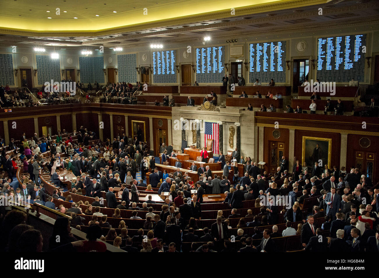 View Of House Of Representatives In Washington Hi-res Stock Photography 