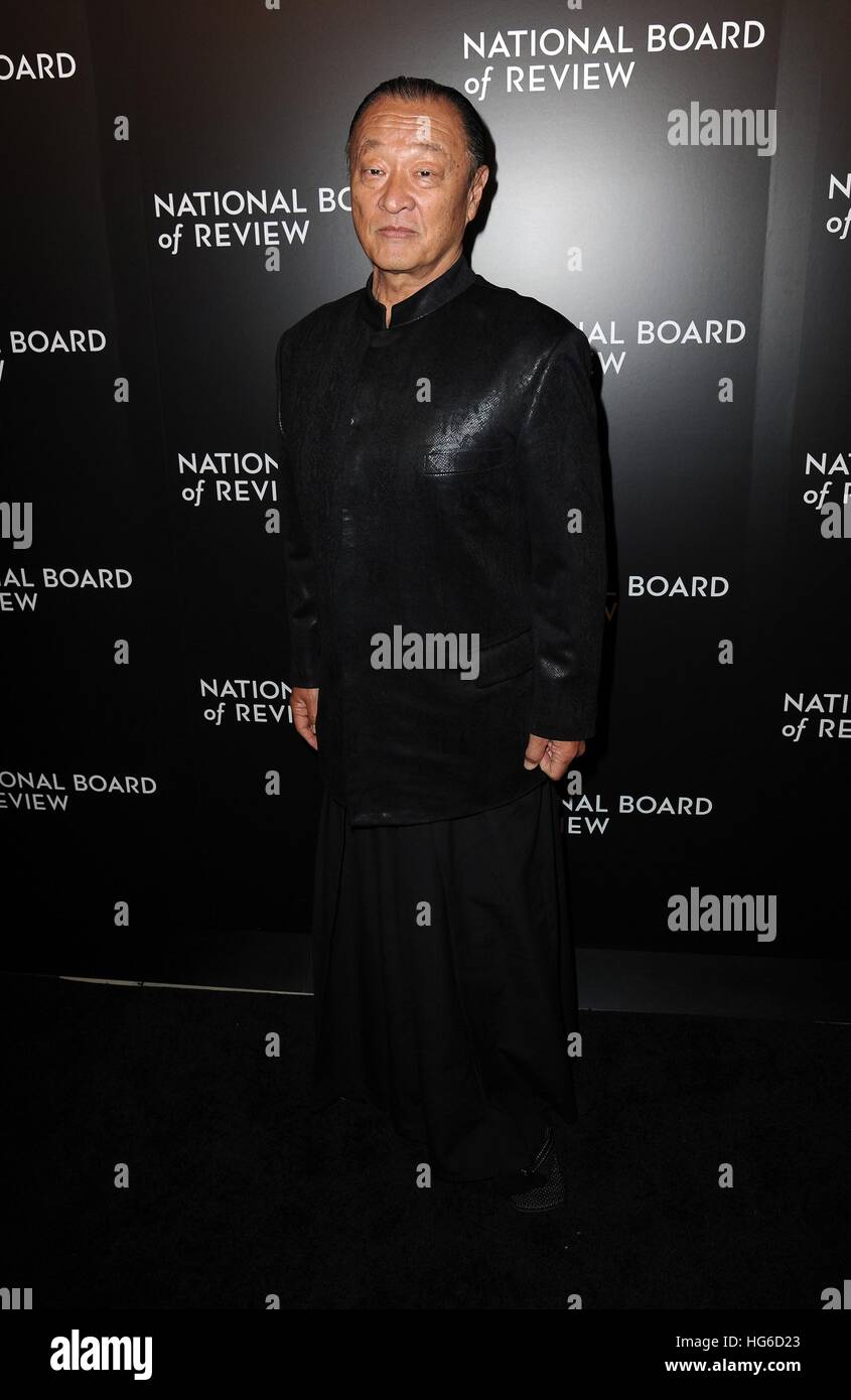 New York, NY, USA. 4th Jan, 2017. Cary Hiroyuki Tagawa at arrivals for National Board Of Review Awards 2017, Cipriani 42nd Street, New York, NY January 4, 2017. © Kristin Callahan/Everett Collection/Alamy Live News Stock Photo