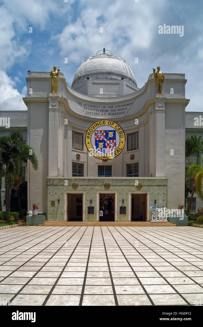 South East Asia,Philippines,Metro Cebu,Cebu City,Provincial Capitol Building Stock Photo