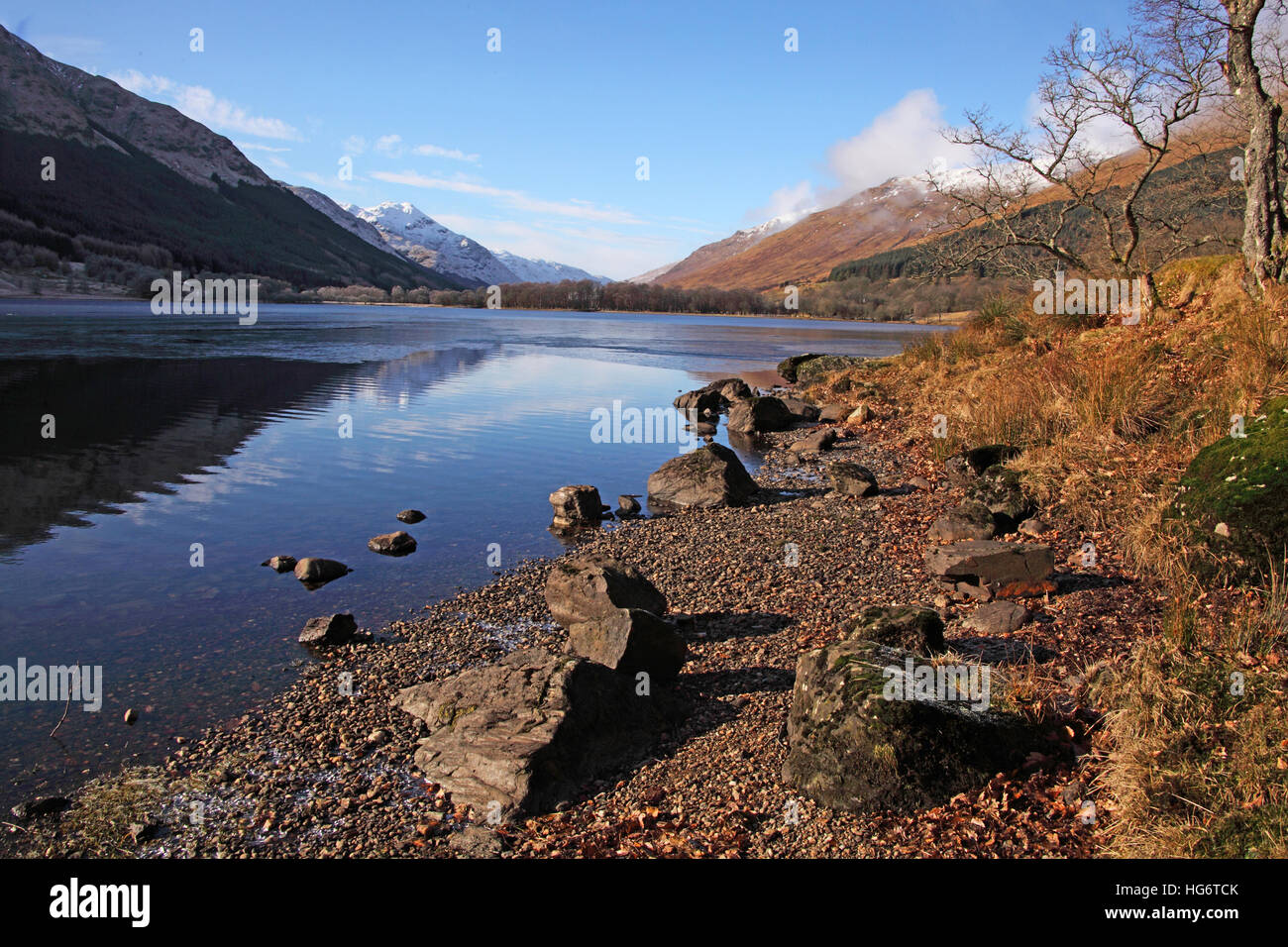 Balquhidder,Sterling,Scotland, UK - Rob Roy Red MacGregors resting place Stock Photo