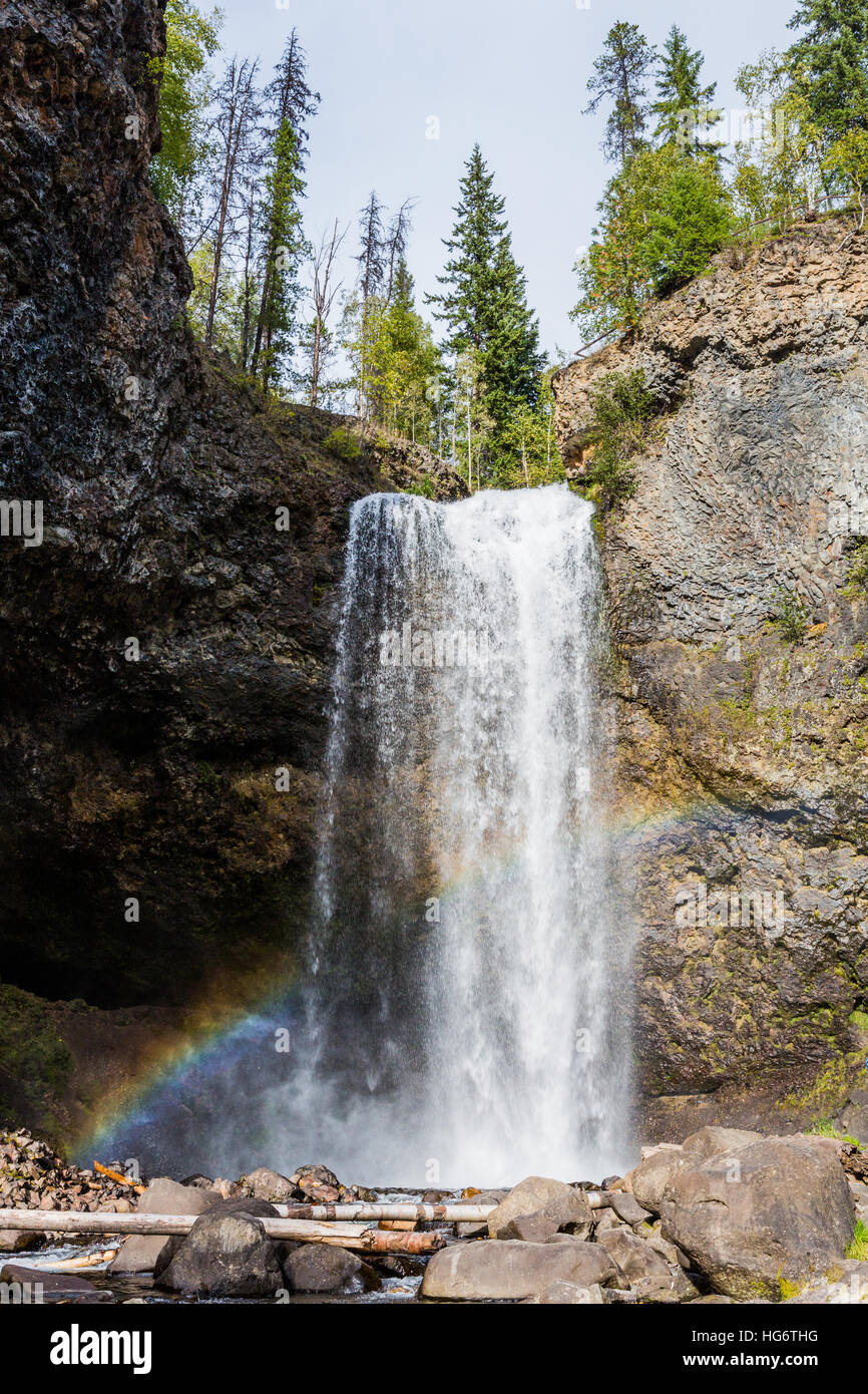 Moul Falls is a waterfall on Grouse Creek in Wells Gray Provincial Park