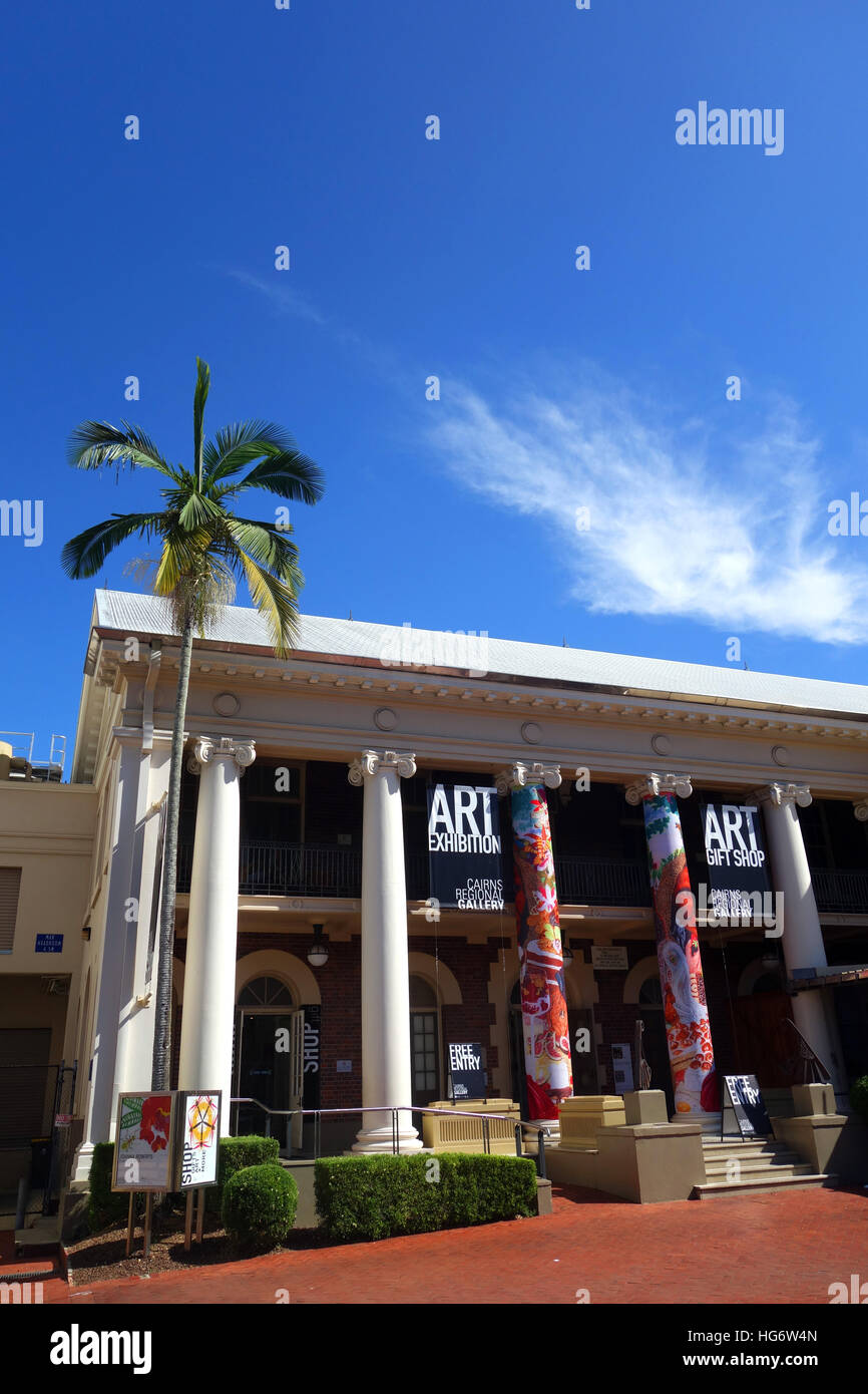 Cairns Regional Art Gallery, Cairns, Queensland, Australia. No PR Stock Photo