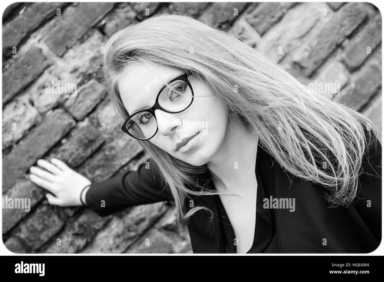 Woman portrait Black and White Stock Photos & Images - Alamy