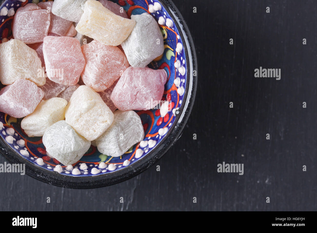 Assorted Turkish delight Stock Photo - Alamy