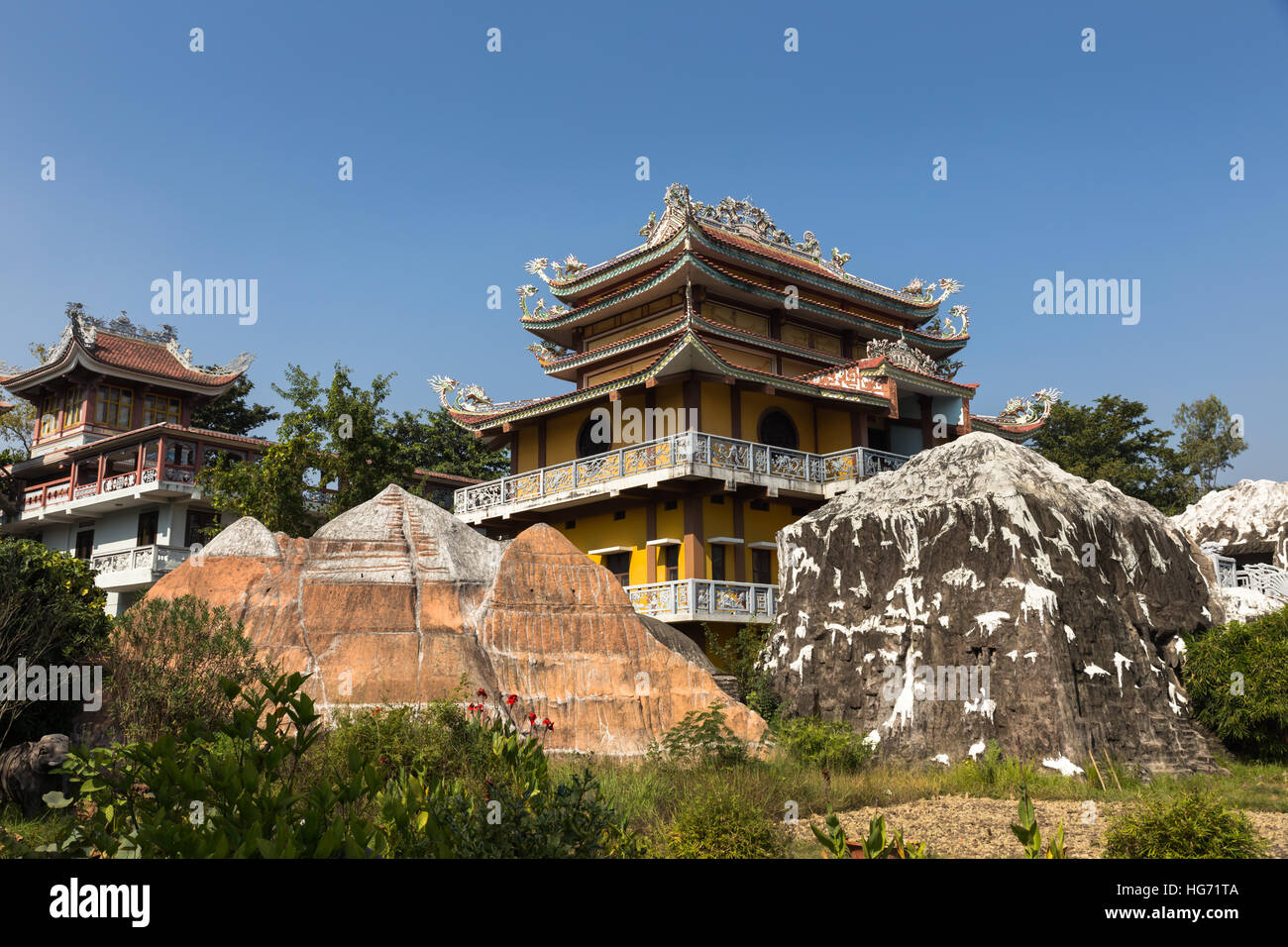 Vietnamese Temple, Lumbini, Nepal Stock Photo Alamy