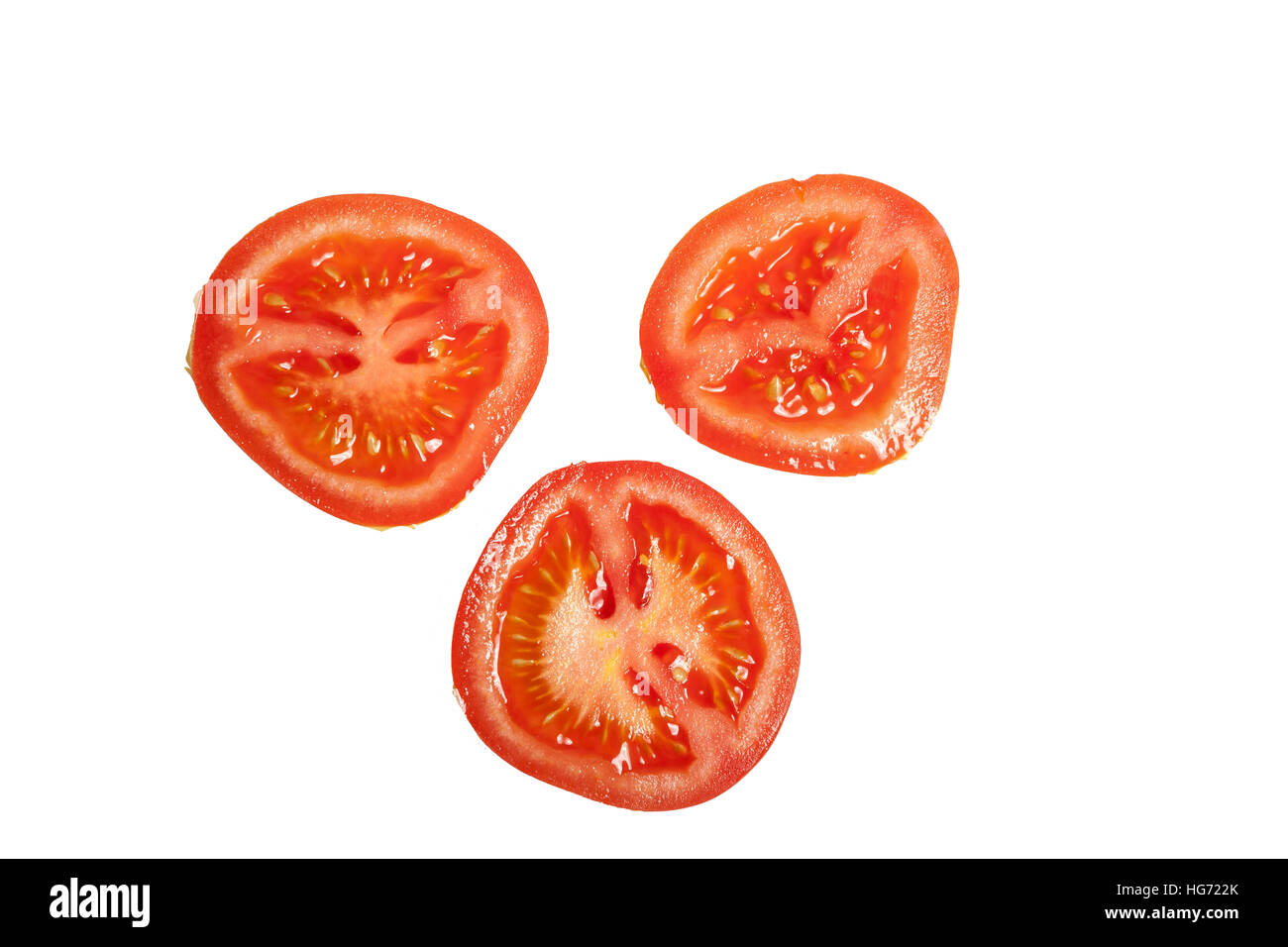 Slices of tomato Stock Photo
