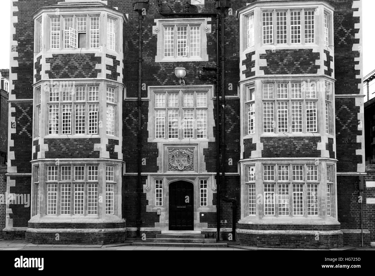The facade of Eton College, Eton and Windsor towns, Berkshire County