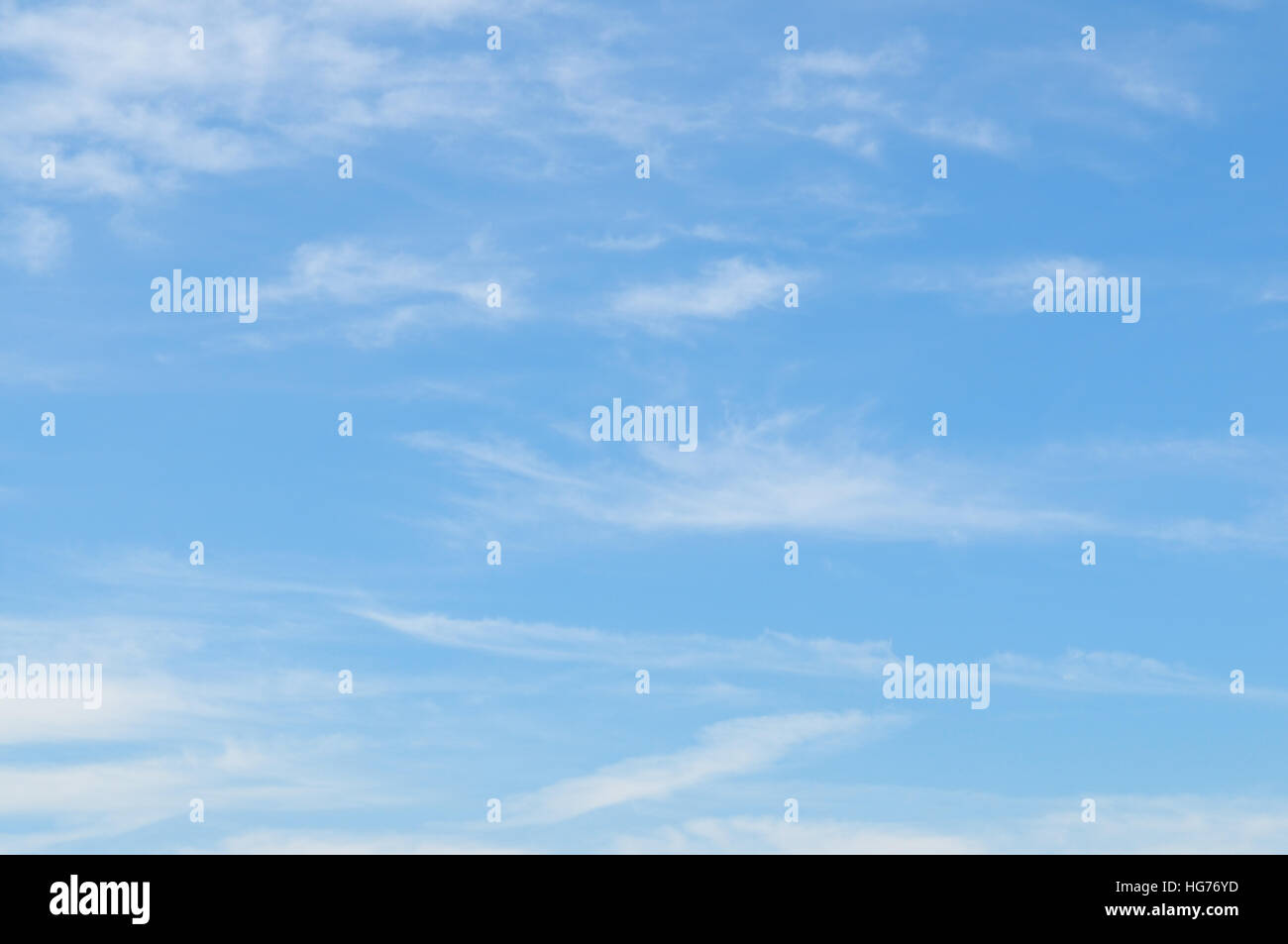 fluffy clouds in the blue sky Stock Photo - Alamy