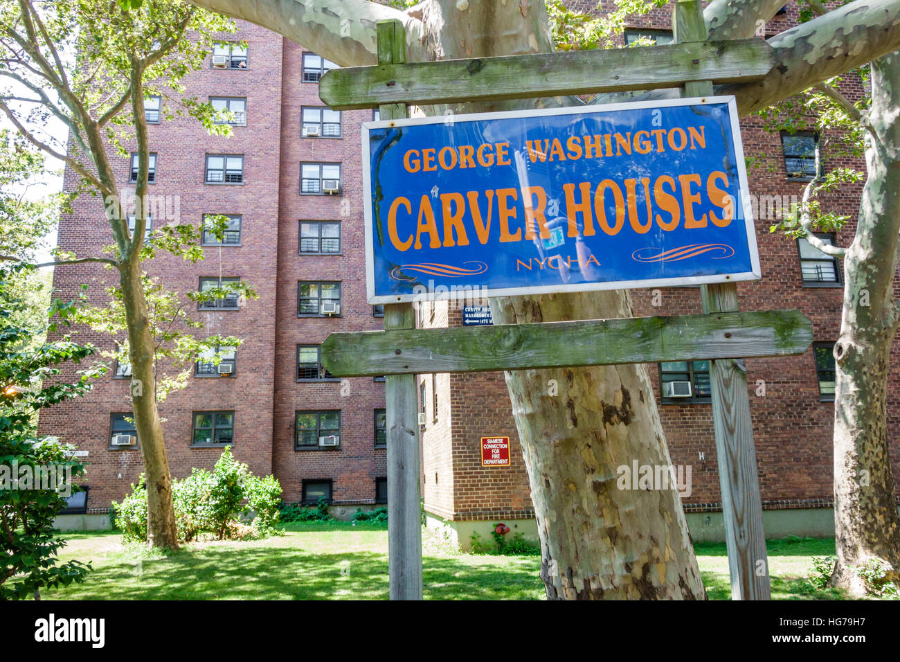 Manhattan New York City NYC NY Spanish Harlem Carver Houses public