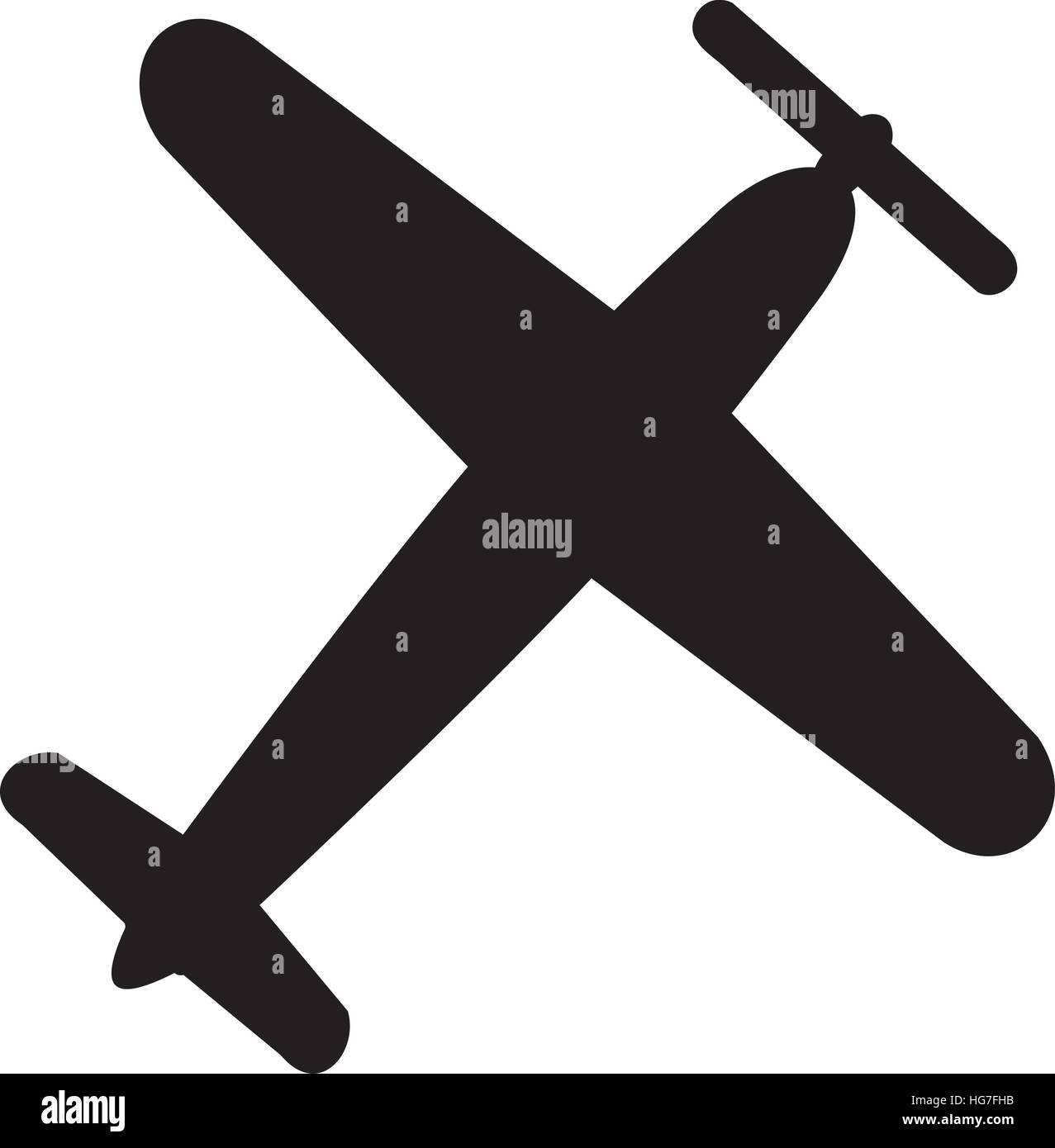 Propeller plane vector vectors hires stock photography and images Alamy