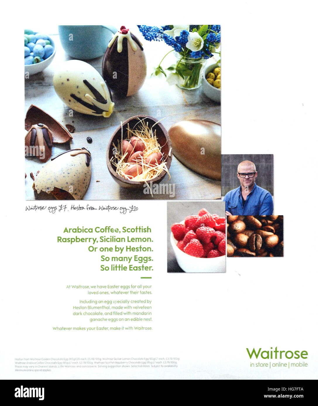 2010s UK Waitrose Magazine Advert Stock Photo Alamy
