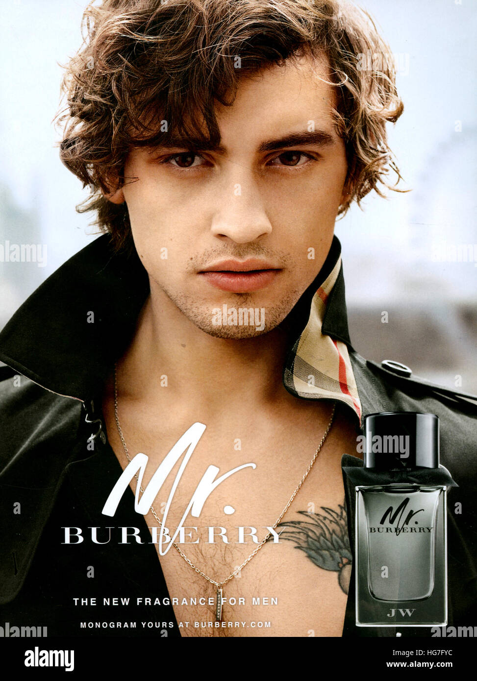 Burberry fragrance ad sale