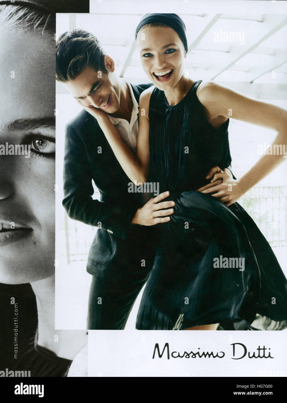 2010s UK Massimo Dutti Magazine Advert Stock Photo - Alamy