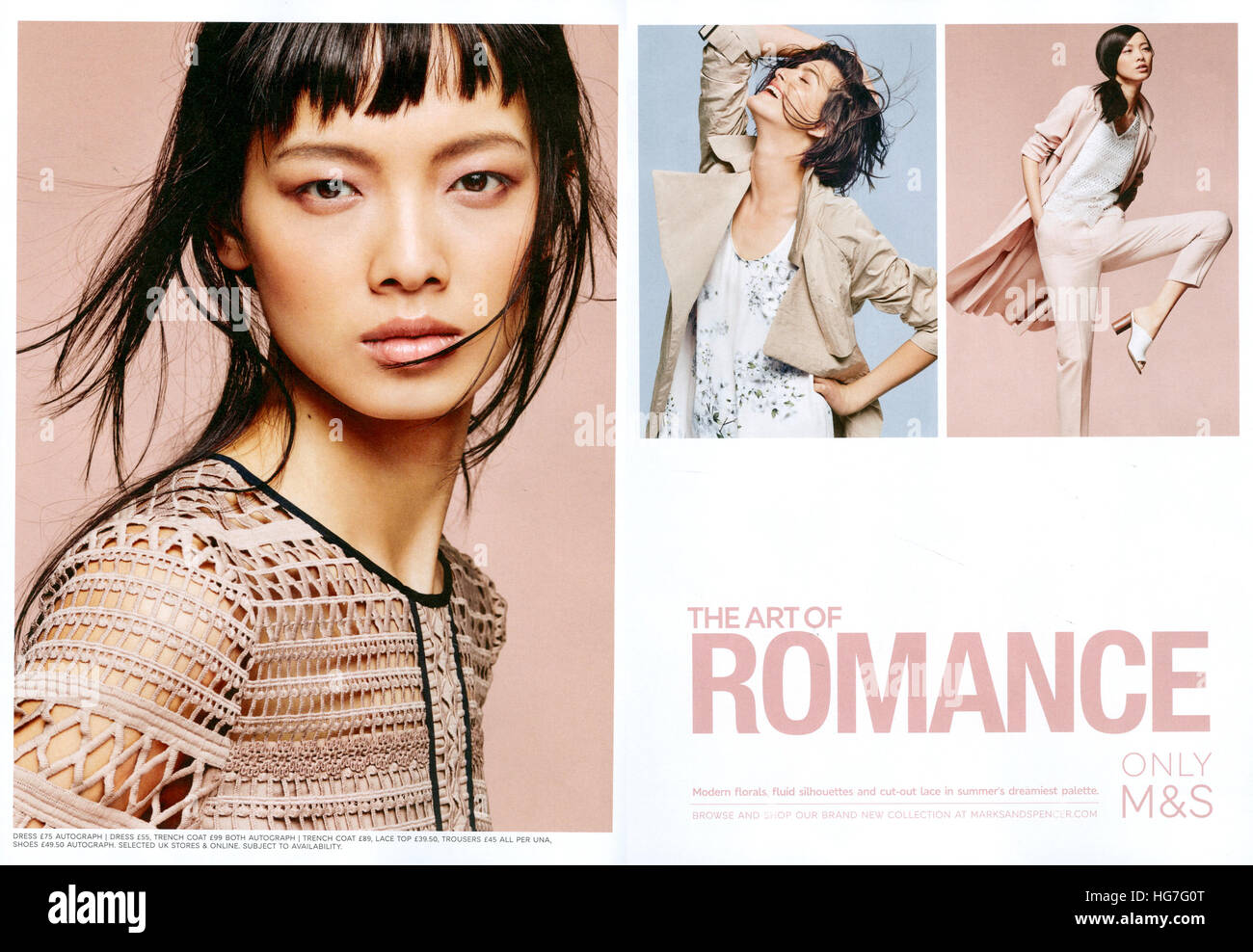 2010s UK Marks and Spencer Magazine Advert Stock Photo Alamy