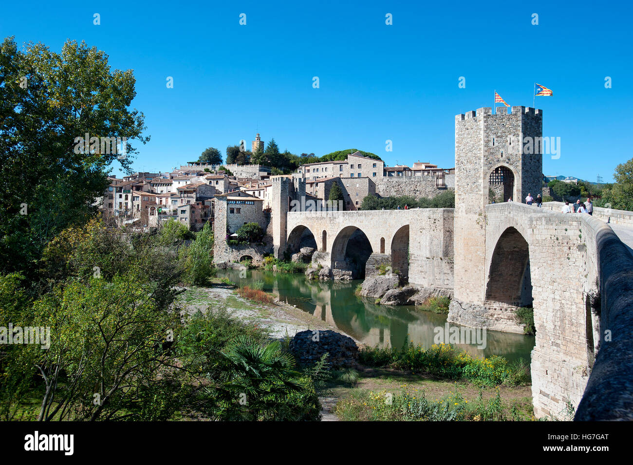 Besalu, Girona, Spain Stock Photo Alamy