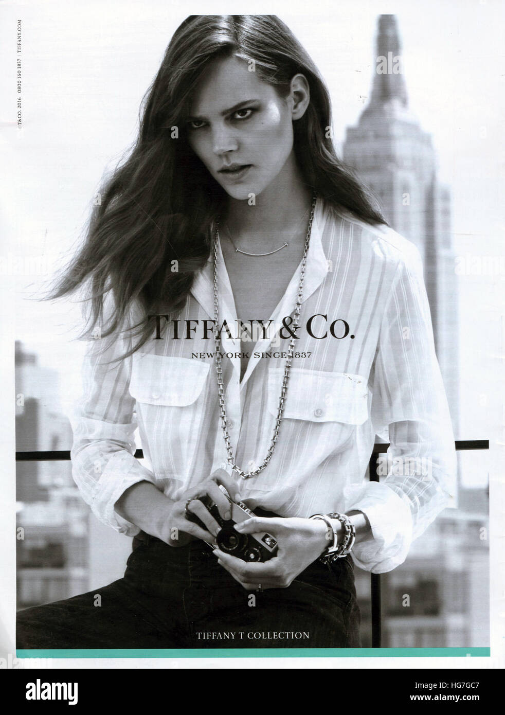 2010s UK Tiffany & Co Magazine Advert Stock Photo - Alamy