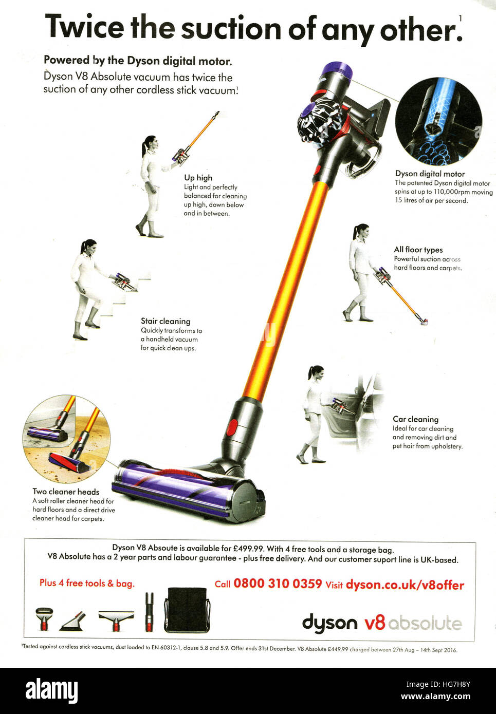 2010s UK Dyson Magazine Advert Stock Photo, Royalty Free Image ...