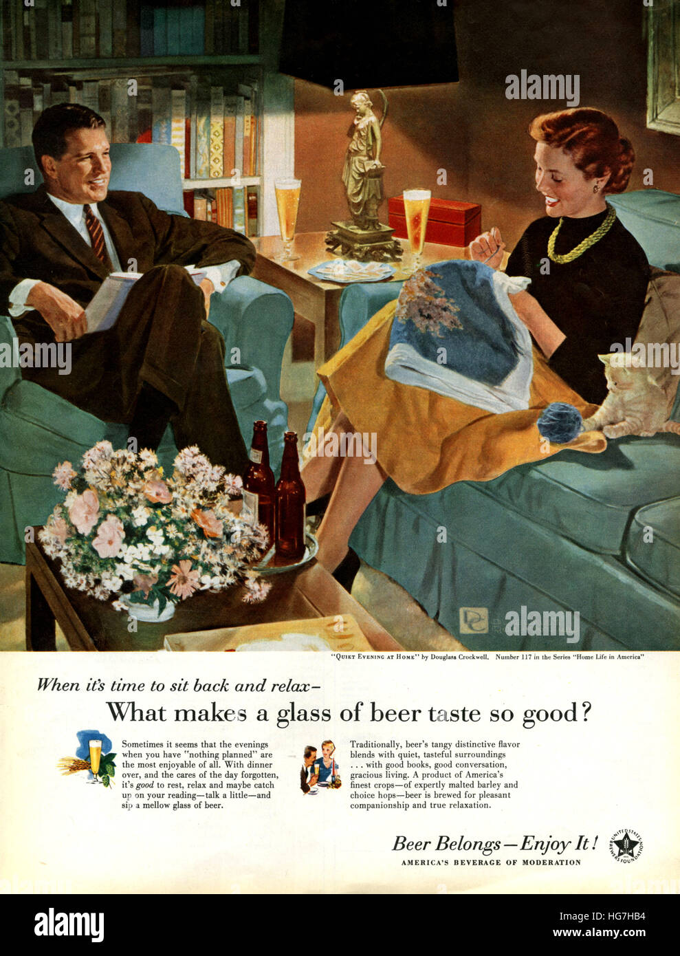 1950s USA Kestos Magazine Advert Stock Photo - Alamy