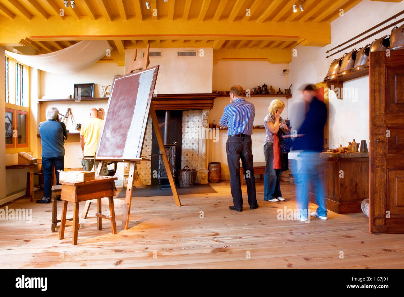 Rembrandt museum, Amsterdam Stock Photo