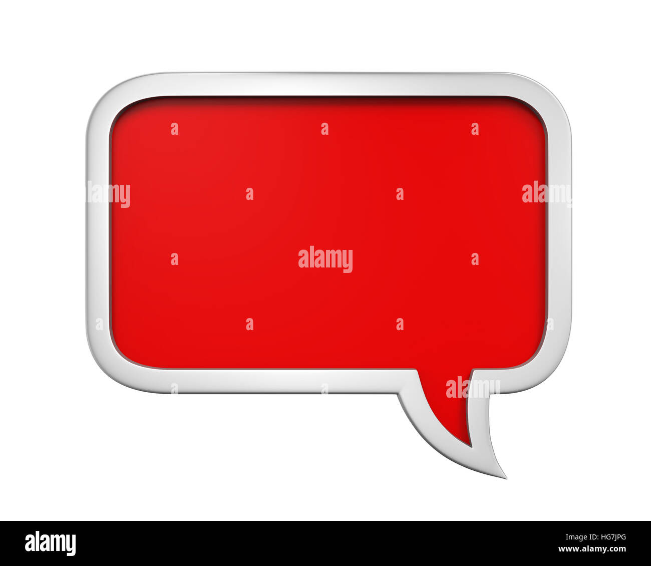Speech Bubble Isolated Stock Photo - Alamy