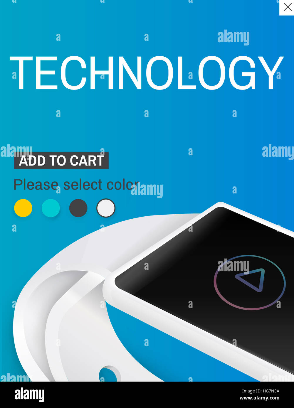 Smart Watch Gedget Invention Technology Concept Stock Photo Alamy
