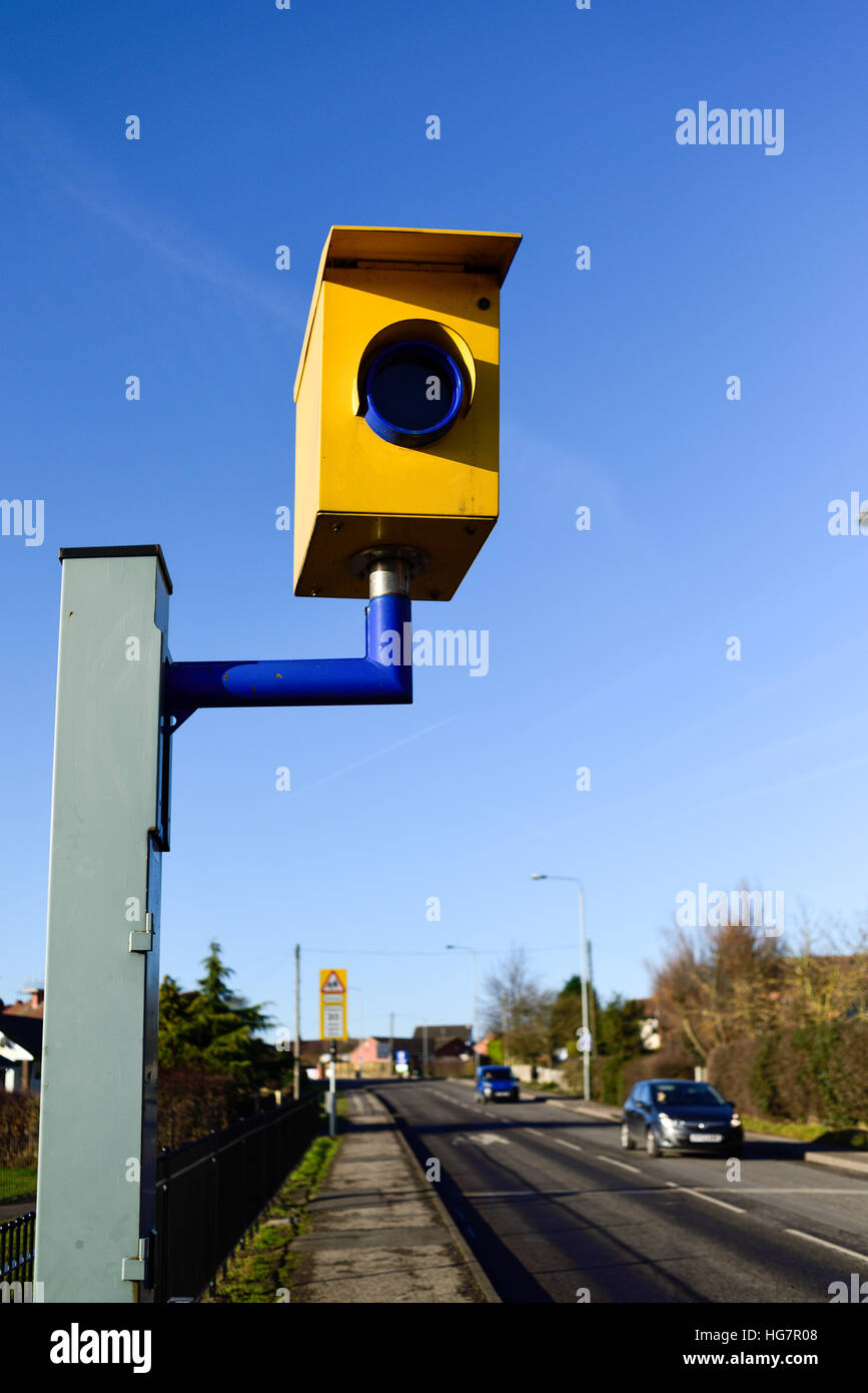 Selston,Nottinghamshire,UK.Speed Camera Stock Photo - Alamy