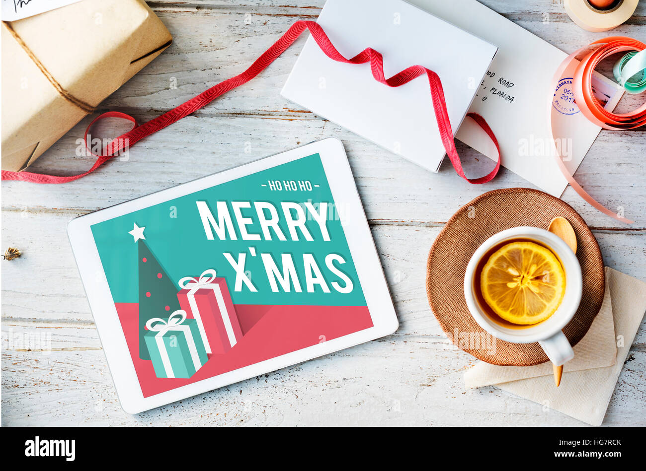Merry Christmas Celebration Holiday Concept Stock Image