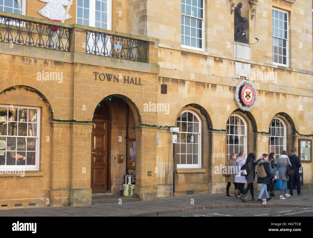 Stratford Upon Avon Town Hall, Sheep St, Stratford Upon Avon, Warwickshire, England, UK Stock