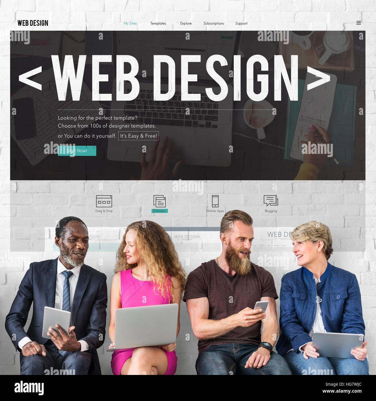 Web Design Creativity Ideas Programming Software Template Interface ...