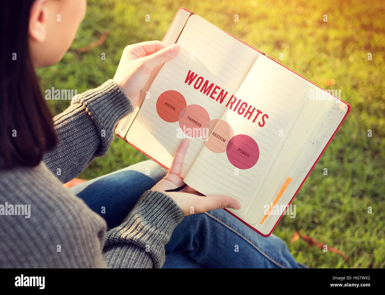Women Rights Human Gender Equal Opportunity Concept Stock Photo