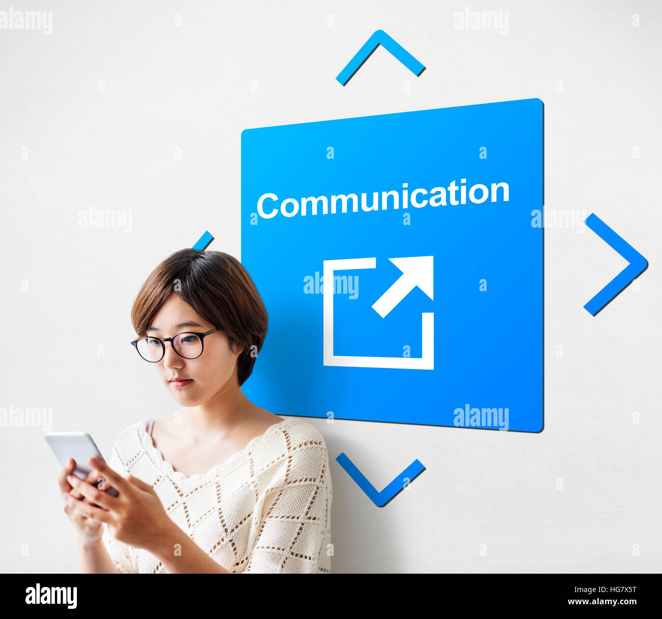 Internet Communication Social Network Concept Stock Photo