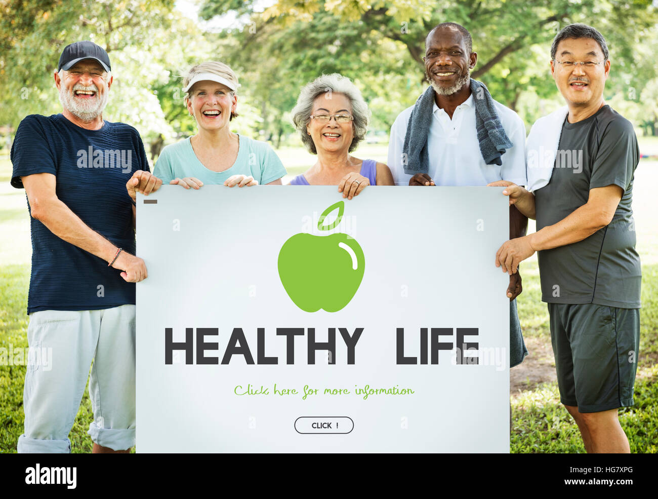 Health Care Healthy Life Concept Stock Photo - Alamy