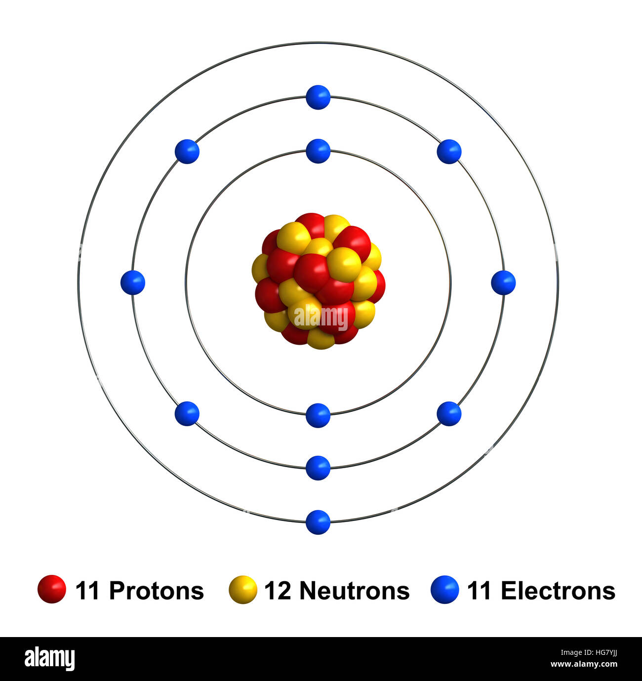 Sodium Atomic Structure Hi res Stock Photography And Images Alamy