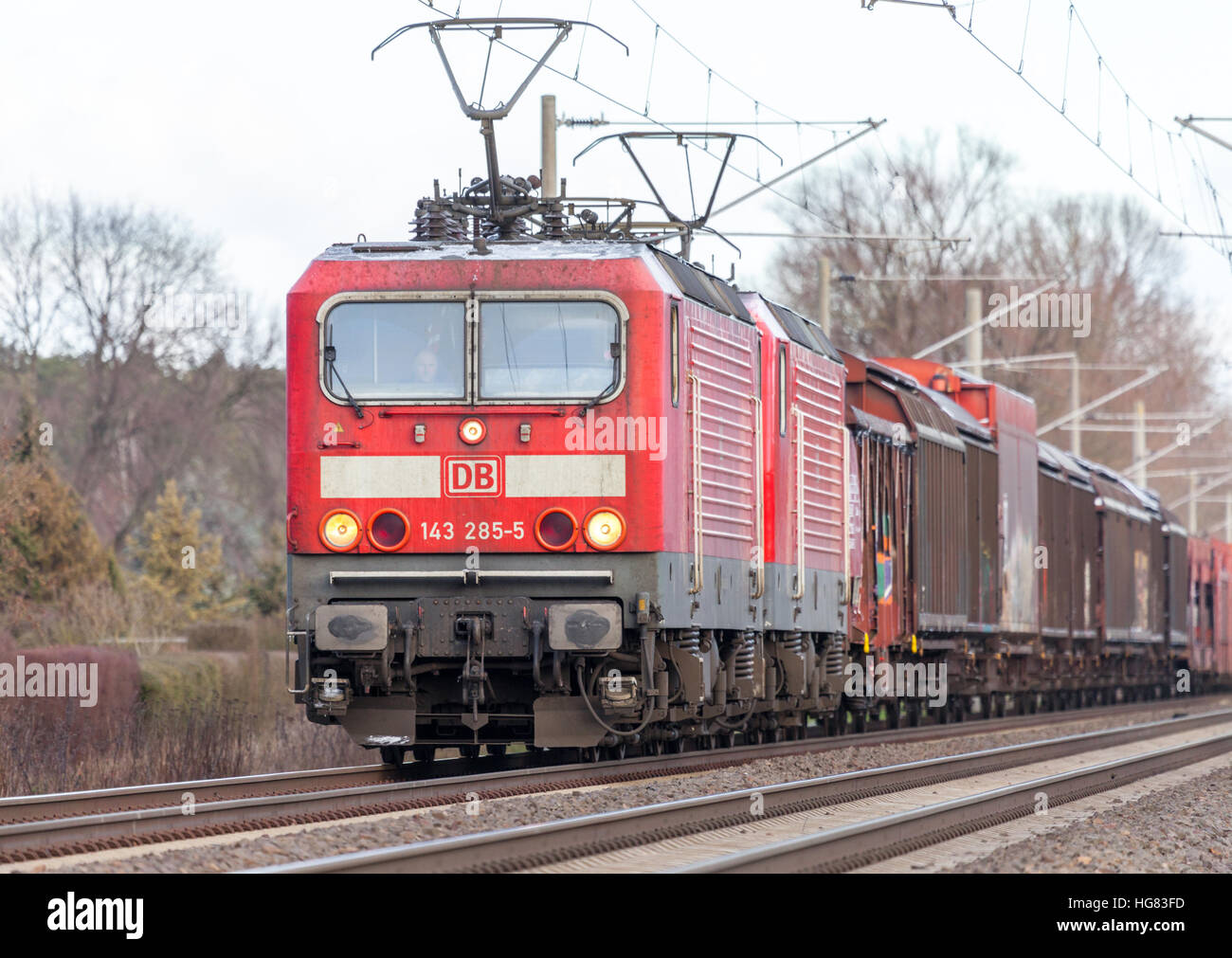 BURG / GERMANY JANUARY 5, 2017 german rail, DB (Deutsche Bahn) Class
