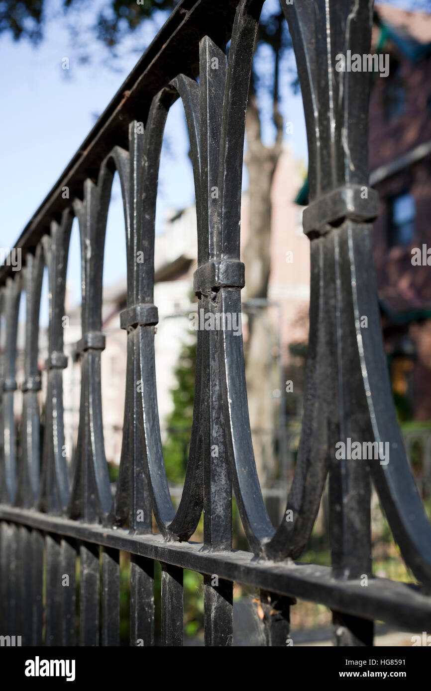 Tied Iron Ovals Stock Photo
