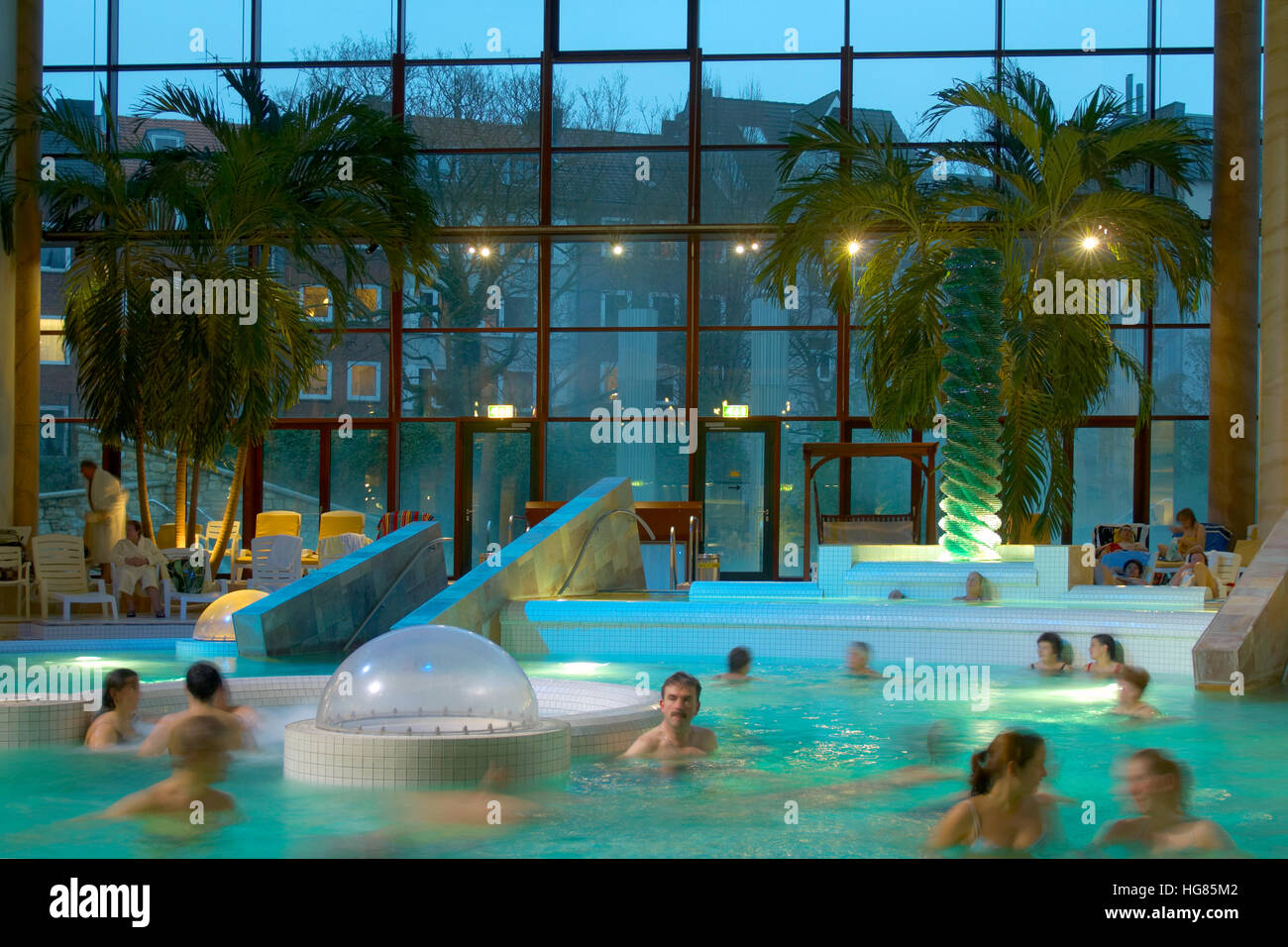 Deutschland, Nordrhein-Westfalen, Aachen, Karolustherme Stock Photo