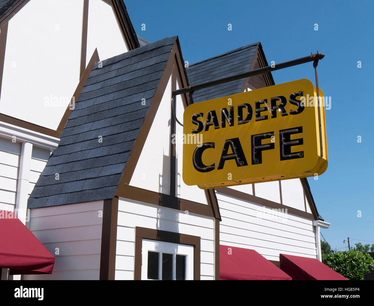 The original Kentucky Fried Chicken Cafe in Corbin Kentucky USA Stock Photo Alamy