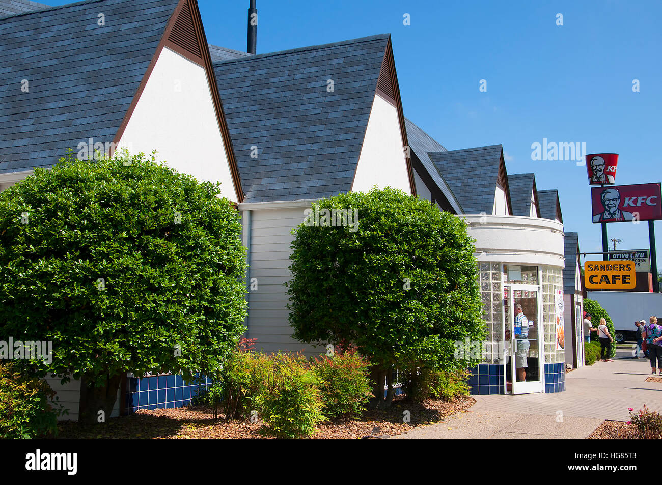 The original Kentucky Fried Chicken Cafe in Corbin Kentucky USA Stock Photo Alamy