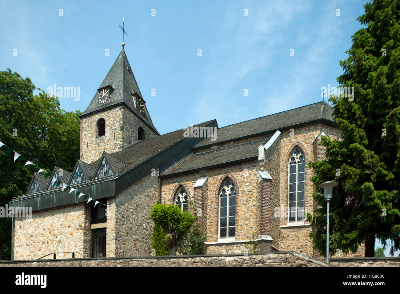 Deutschland, NRW, Städteregion Aachen, Eschweiler, Ortsteil Kinzweiler, Wallfahrtskirche Sankt Blasius Stock Photo