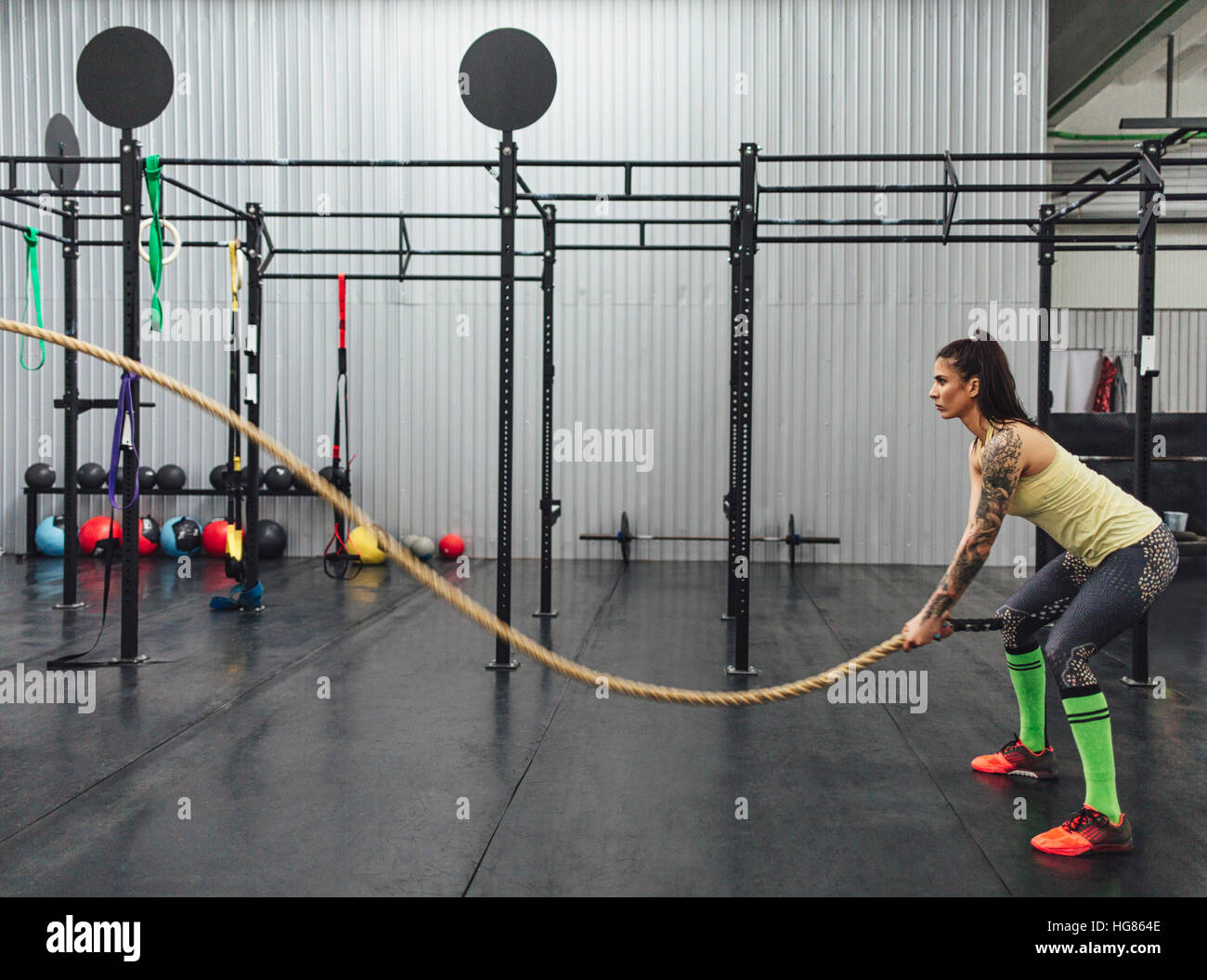 Rope exercise hires stock photography and images Alamy